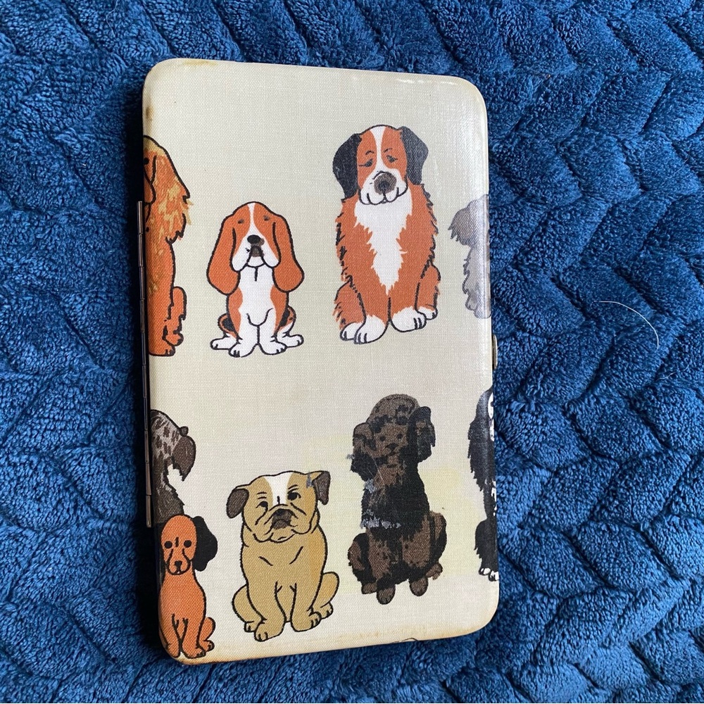 Dog print wallet